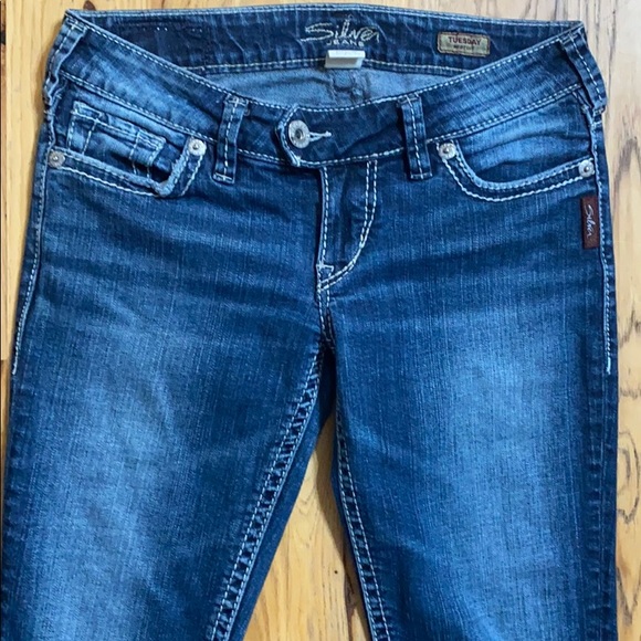 Silver Tuesday Boot Cut Jeans - Picture 2 of 9
